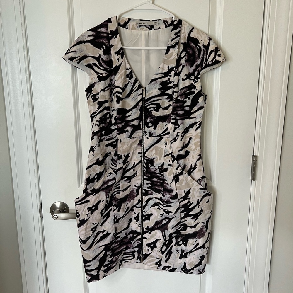 Karen Millen Geometric Print Dress